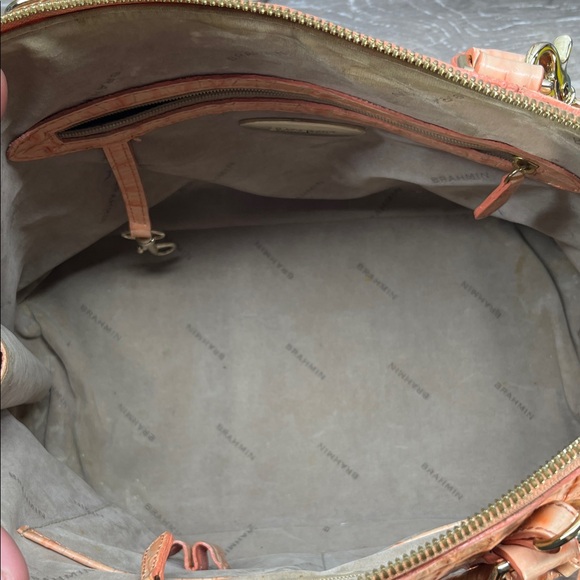 Brahmin Peach and Beige Shoulder Bag - Picture 4 of 16